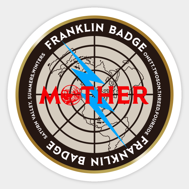 Franklin Badge Sticker by Best & Co.